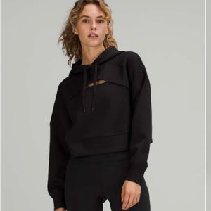 Lululemon Get Centred Crop Hoodie Modal Vent Cut Out